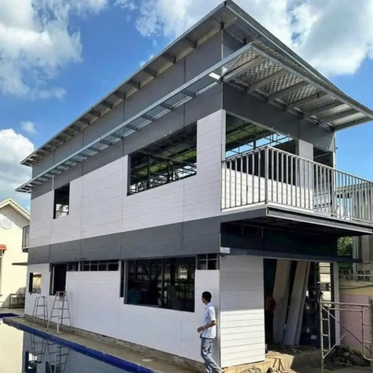 Thi công nhà lắp ghép tại phường Phổ Yên tỉnh Thái Nguyên